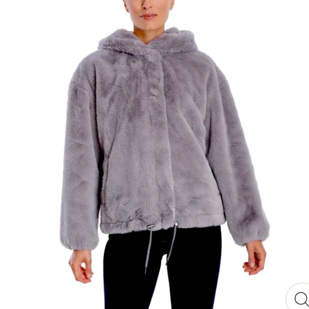 NEW Lucky Brand Faux Fur Hooded Zip Jacket New With Tags SOLD OUT